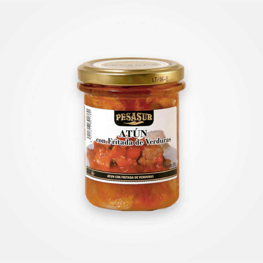 Atún frasco fritada 200 grs. Pesasur