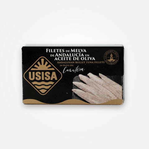 Melva canutera filete aceite oliva 125 grs. Usisa