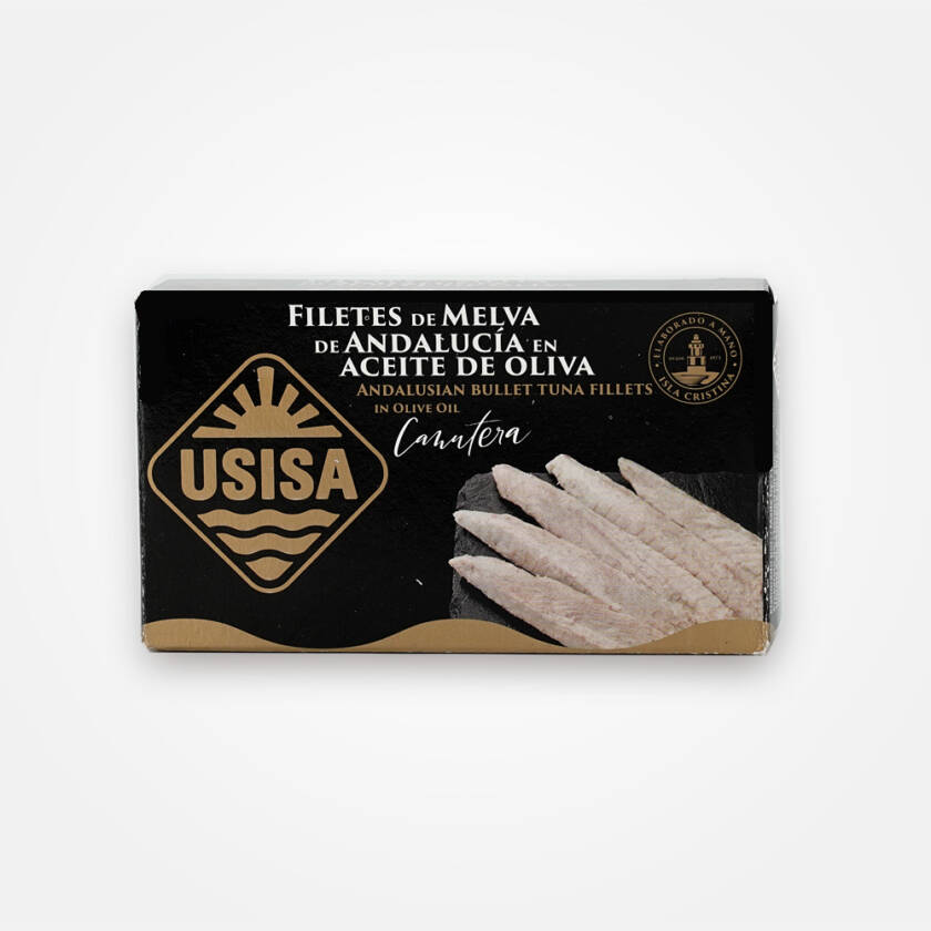 Melva canutera filete aceite oliva 125 grs. Usisa