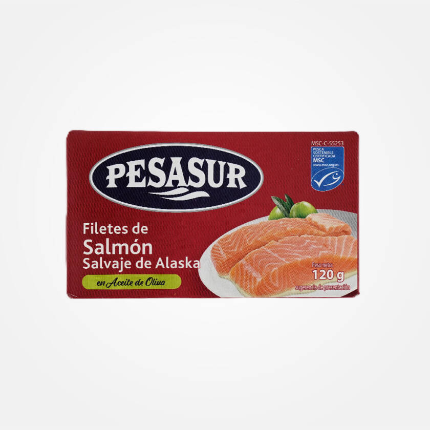 Salmón aceite oliva 125 grs. Pesasur