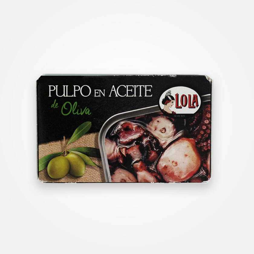 Pulpo aceite oliva 125 grs. Lola