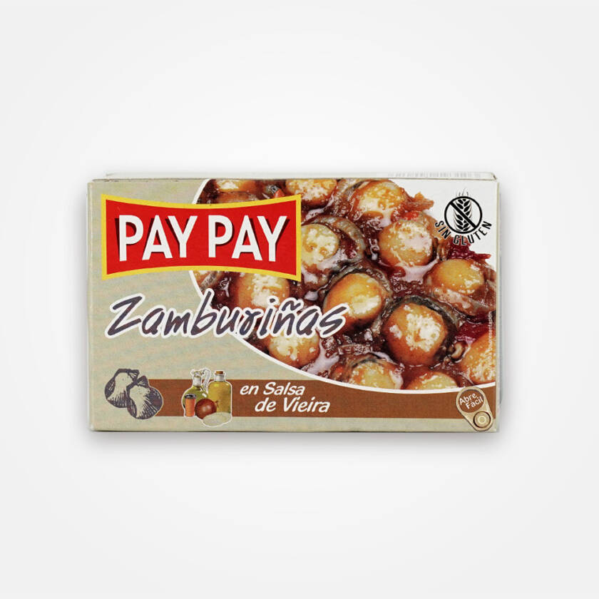 Zamburiña en salsa verde vieira 120 grs. Paypay