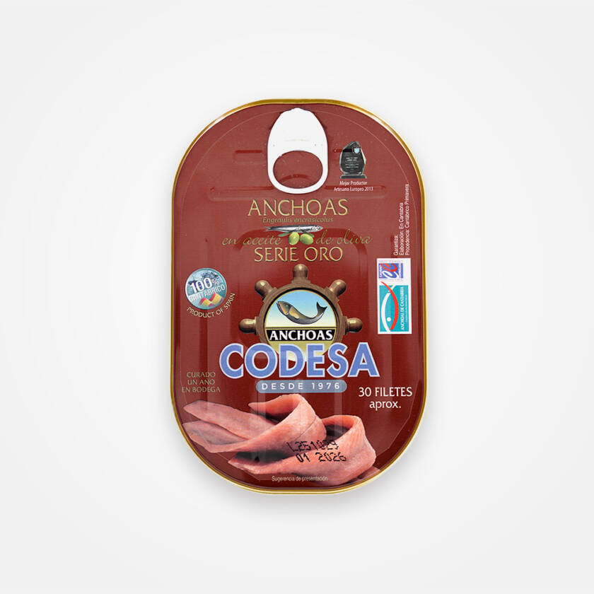 Anchoa aceite oliva serie oro CODESA
