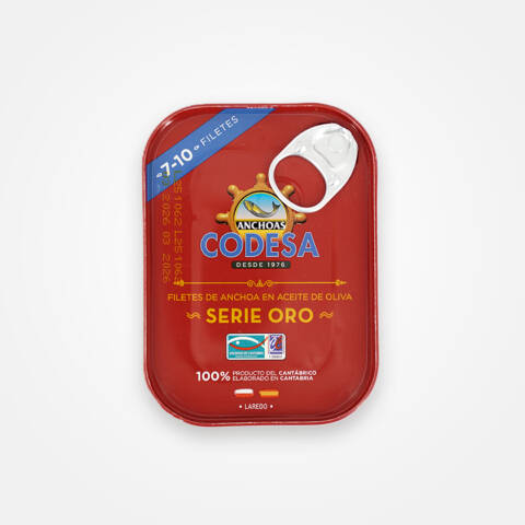 Anchoa aceite oliva serie oro CODESA 55 grs.